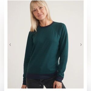 Marine Layer Reversible Raglan in Burgundy